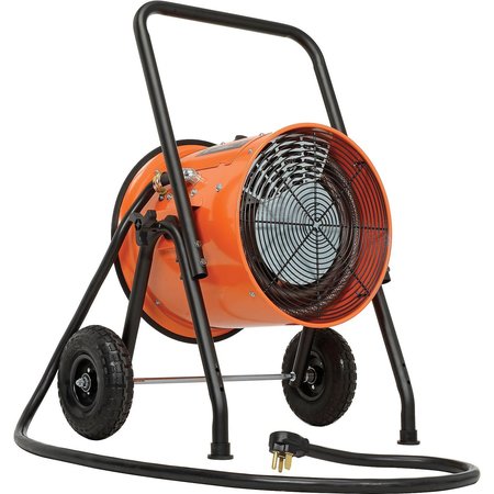 GLOBAL INDUSTRIAL Portable Salamander Heater with 8'L Cord, 240V, 10KW 653558